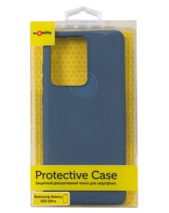 Чехол накладка Case для смартфона Samsung Galaxy S20 пластик синий УТ000020614 Mobility
