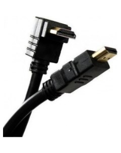 Кабель HDMI 19M HDMI 19M угловой v2 0 2 м черный TCG225 2M TCG225 2M Telecom