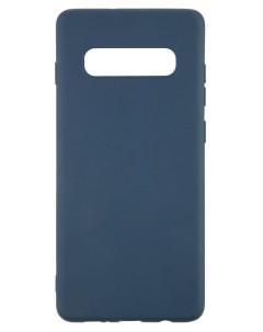 Чехол накладка для смартфона Samsung Galaxy S10 пластик синий Mobility