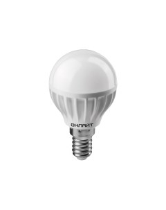 Лампа светодиодная E14 шар G45 8Вт 6500K холодный свет 640лм OLL G45 8 230 6 5K E14 61135 Онлайт