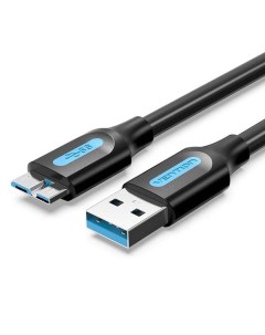 Кабель USB Micro USB 50 см черный COPBD COPBD Vention
