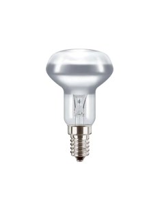 Лампа накаливания E14 рефлектор R50 60Вт теплый свет 923348744206 871150038242978 Philips