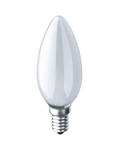 Лампа накаливания E14 свеча B35 60Вт теплый свет 640лм NI B 60 230 E14 FR 94309 17658 Navigator