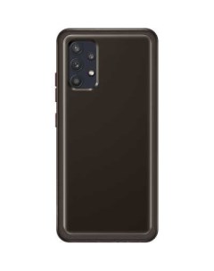 Чехол накладка Soft Clear Cover Case для смартфона Galaxy A32 полиуретан черный EF QA325TBEGRU Samsung