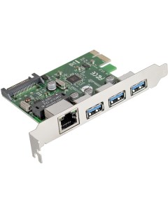 Сетевая карта EXE-361, 1xRJ-45, 1 Гбит/с, PCI-E, Bulk (EX283714RUS) Exegate