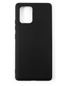 Чехол накладка для смартфона Samsung Galaxy S10 Lite пластик черный Mobility