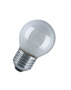 Лампа накаливания E27 шар P45 60Вт теплый свет 640лм 926000003568 871150003321550 Philips