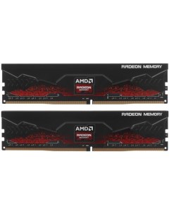 Комплект памяти DDR4 DIMM 16Gb 2x8Gb 4000MHz CL19 1 35 В Radeon R9 Gamer Series Amd