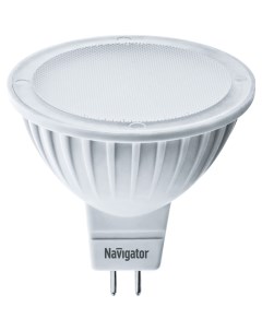 Лампа светодиодная GU5 3 MR16 5Вт 380лм 3000K теплый 70 79Ra 94263 NLL MR16 5 230 3K GU5 3 18577 Navigator