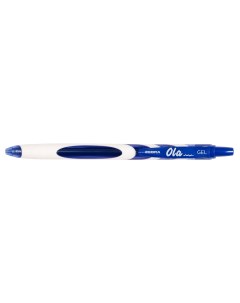 Ручка гелевая OLA 1154862 синий пластик 1154862 Зебра