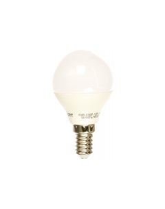 Лампа светодиодная E14 шар G45 6Вт 2700K теплый свет 450лм OLL G45 6 230 2 7K E14 71643 Онлайт
