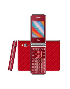 Мобильный телефон 2445 Dream 2 4 320x240 TN 32Mb RAM 32Mb BT 1xCam 2 Sim 800 мА ч micro USB красный Bq
