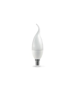 Лампа светодиодная E14 свеча на ветру CA37 8Вт 4000K белый 720лм VC 4690612030432 In home