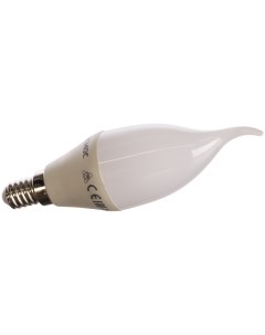 Лампа светодиодная E14 свеча на ветру 8 5Вт 4500K белый 720лм Basic LkecLED8 5wCWE1445 Космос