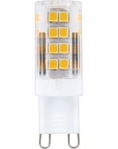 Лампа светодиодная G9, JCD9, 220 В, 5Вт, 480лм, 4000K/нейтральный, 80 Ra, FERON LB-432 (25770) Feron