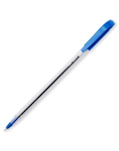 Ручка шариковая 007 синий пластик колпачок F 873 син Flair
