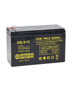 Аккумуляторная батарея для ИБП GSL9 12 12V 9Ah General security