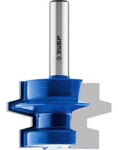 Фреза концевая Профессионал 28729-41.3, комбинированная универсальная, ⌀ фрезы 4.13 см, ⌀ хвостовика 1.2 см Зубр