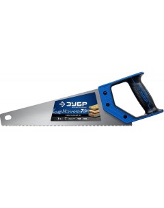 Ножовка по дереву ПРОФЕССИОНАЛ Молния-7, шаг зубьев 3.5 мм, длина полотна 350 мм (1537-35_z02) Зубр