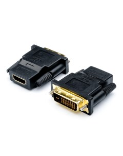 Переходник адаптер DVI D 19M HDMI 19F Dual Link 4K черный AT1208 AT1208 Atcom