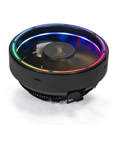 Кулер для процессора Dark Magic EE126A-RGB для Socket 775/115x/1200/AM2/AM2+/AM3/AM3+/FM1/AM4/FM2/FM2+, 120 мм, 1800rpm, 18 дБА, 100 Вт, 3-pin, Al, RGB (EX286155RUS) Exegate