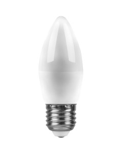 Лампа светодиодная E27 свеча C37 9Вт 6400K холодный свет 840лм LB 570 25938 Feron