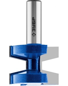 Фреза концевая Профессионал 28731-38.1-2, пазо-шиповая наборная, ⌀ фрезы 3.81 см, ⌀ хвостовика 1.2 см Зубр