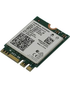 Адаптер Wi-Fi+Bluetooth AX200, 802.11a/b/g/n/ac/ax, 2.4 / 5 ГГц, до 2.46 Гбит/с, M.2 E Key 2230 (AX200.NGWG.NV) Intel