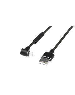 Кабель USB Micro USB угловой 1м черный RCC 413 RCC 413 Ritmix