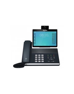 VoIP телефон VP59 16 SIP аккаунтов цветной дисплей PoE черный Android WiFi Bluetooth HDMI с камерой  Yealink