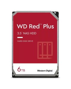 Жесткий диск HDD 6Tb Red Plus 3 5 5400rpm 256Mb SATA3 WD60EFPX Western digital