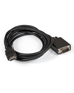 Кабель HDMI 19M VGA 15M 1 8 м черный EX CC HDMIM VGAM 1 8 EX284928RUS Exegate