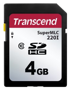 Карта памяти промышленная 4Gb SD TS4GSDC220I Transcend