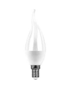 Лампа светодиодная E14 свеча на ветру C37T 9Вт 4000K белый 810лм SBC3709 55130 Saffit