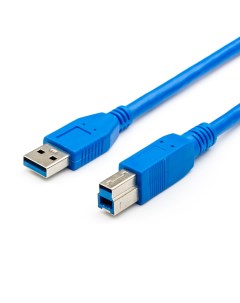 Кабель USB 3 0 Am USB 3 0 Bm 3м синий AT2824 AT2824 Atcom