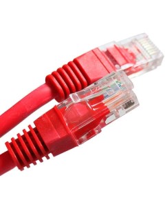 Патч-корд UTP кат.5e, 0.5 м, RJ45-RJ45, красный, LSZH, (DR-181305) Datarex
