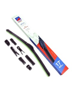 Щетка стеклоочистителя бескаркасная DFF17 42.5 см, 17", 1 шт. (DFF17) Double force