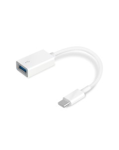 Кабель-переходник (адаптер) USB Type-C(M)-USB(Af), OTG, 10 см, белый, TP-Link (UC400) Tp-link