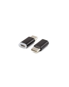 Переходник адаптер USB Type C Micro USB черный AT8101 AT8101 Atcom