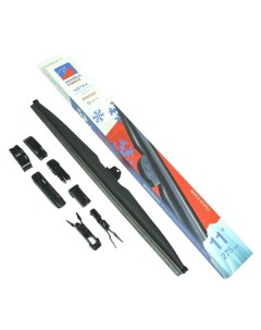 Щетка стеклоочистителя каркасная DFW11 27.5 см, 11", зимняя, 1 шт. (DFW11) Double force