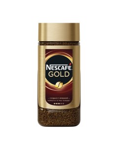 Кофе растворимый Gold 95 г стеклянная банка молотый в растворимом сублимированный 12135507 Nescafe