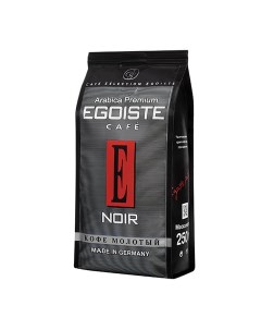 Кофе молотый Noir 250 г арабика средняя обжарка средний помол мягкая упаковка 2549 Egoiste