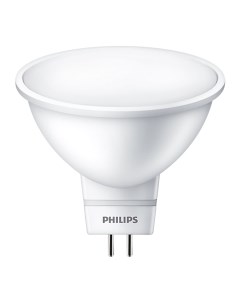 Лампа светодиодная GU5 3 MR16 5Вт 400лм 4000K белый 80 Ra LED spot 5 50W 120D 4000K 220V 92900184460 Philips