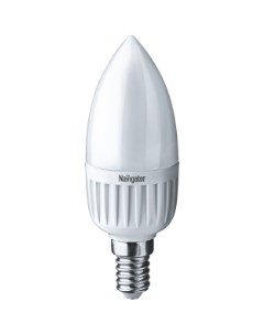 Лампа светодиодная E14 свеча на ветру FC37 7Вт 2700K теплый свет 625лм NLL FC37 7 230 2 7K E14 FR 94 Navigator