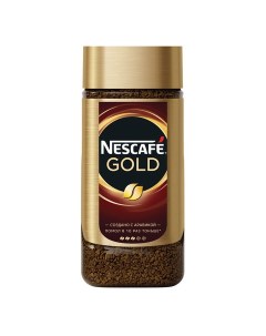 Кофе растворимый Gold 190 г стеклянная банка молотый в растворимом сублимированный 12135508 Nescafe