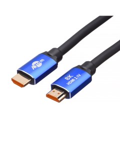 Кабель HDMI 19M HDMI 19M v2 1 4K экранированный 2 м черный AT8888 AT8888 Atcom