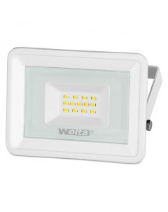 Прожектор светодиодный WFL 10W 06W 10Вт 900лм 5700 IP65 белый Wolta