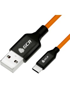 Кабель USB USB Type C 3A 1м только для зарядки питания оранжевый GCR 51748 GCR 51748 Greenconnect