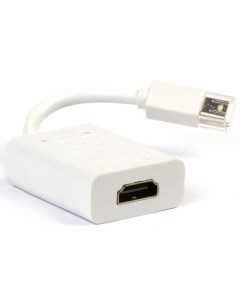 Кабель переходник адаптер Mini DisplayPort M HDMI 19F белый A132 Smartbuy