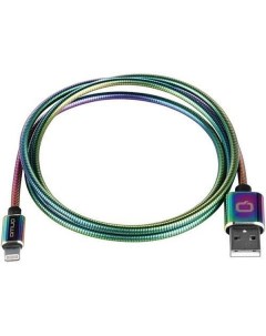 Кабель USB Lightning 8 pin MFi 2 4A 1м градиент 24252 Qumo
